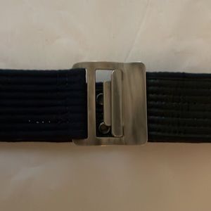 JEAN PAIL GAULTIER NAVY BLUE vintage 1990’s waist belt.